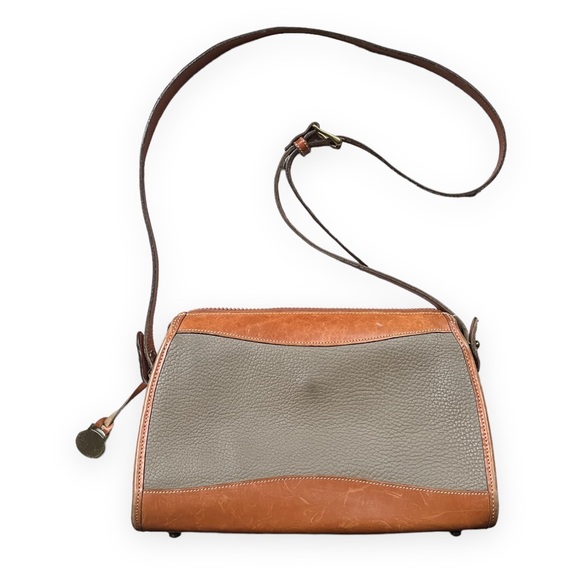 Dooney & Bourke Classic “All Weather” Large Duck British Tan/Taupe Crossbody Bag - Picture 3 of 12